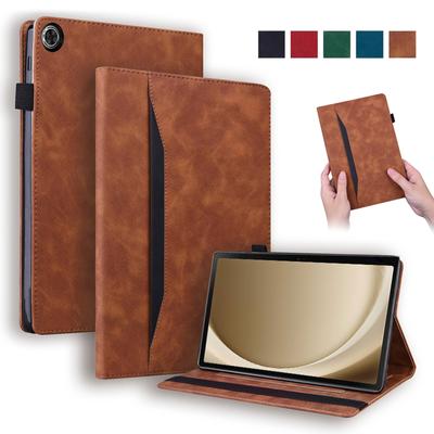 Luxusný PU kožený tablet na peňaženku pre Samsung Galaxy Tab A9 Plus puzdro 11-palcový na kryt SM X210 X215 X216 vrecko na karty
