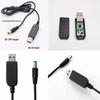 USB To DC5.5x2.1mm Power Regulator Charging Cable Cord 5V To 9/5/12V Voltage Step Up Converter Cable Booster Line