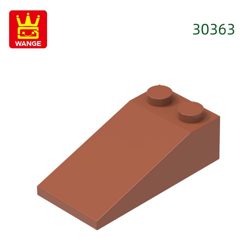 Non-Toxic 62Pcs/Lot 30363 Slope18 2 X 4Holes Slanting 2 Columns Block Moc Color Accessories Compatible With Brick Diy Children Toy