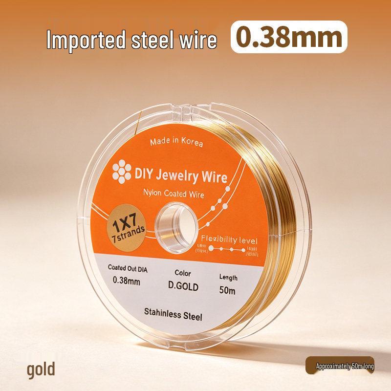 Ultra-Fine Steel Wire & Soft Thread for Pearl Necklace and Bead Bracelet DIY