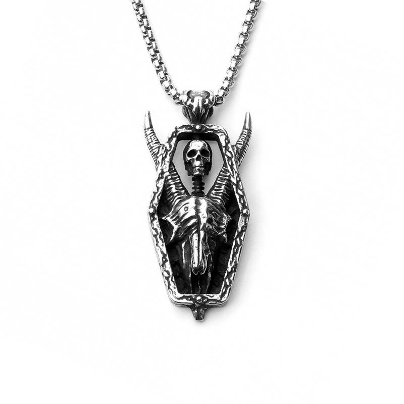 Men's Fitness Necklace Stylish Titanium Steel Boxing Glove Pendant