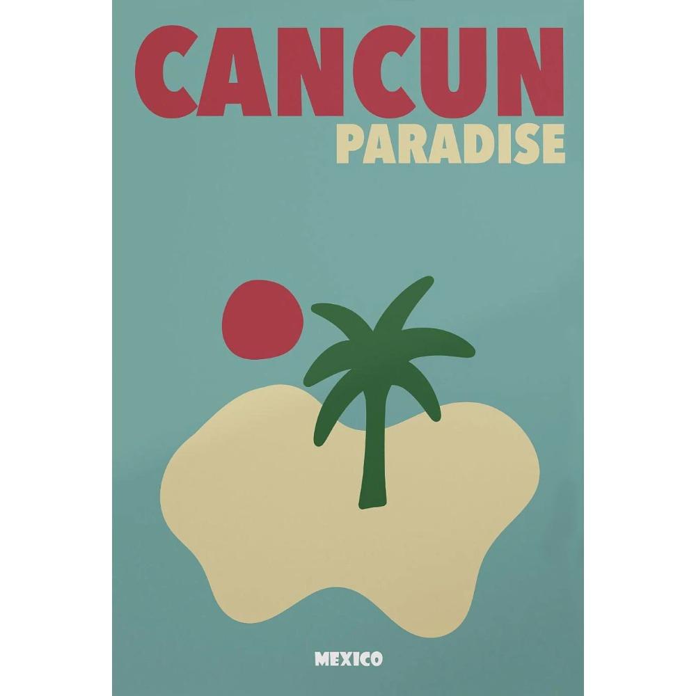 Summer Minimalist Beach Vacation Poster Abstract Graphic Shell Coconut Tree Modern Prints Canvas Wall Pictures Home Room Decor