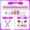 Rechargeable 88-Key Foldable Digital Piano: Bluetooth & MIDI, Perfect for Beginners & Kids