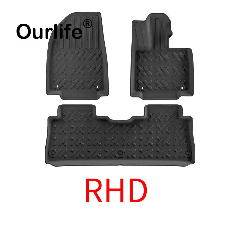 RHD LHD For IM LS6 MG IM6 2026 2025 Dustproof Easy Clean Car floor Mats TPE Material Non-Slip Interior Parts Accessories
