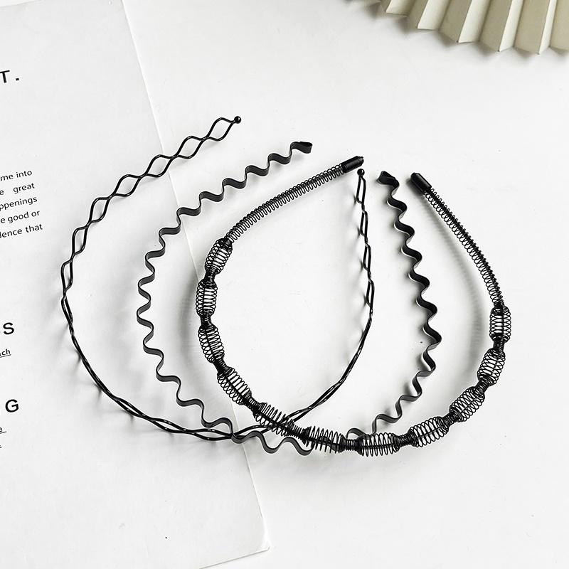 AISHG Non-slip Wash Wave Hair Bands for Women Invisible Movement Tide Simple Back Headwear Korean Hairband Girl Hair Accessories