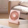 Light And Thin Desktop Fan 2025 New Mini Portable Mute Folding Fan Office Students USB Mini Fan Handheld Office Living Room Fan