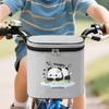Kids Bike Bag For Handlebars Bike Handlebar Front Bag Quick-Release Multi-Pocket Reflective Pouch For Child Girl Boy Scooter