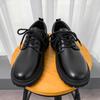 Autumn men's shoes 2 new men's sports and leisure black leather shoes work versatile formal wear