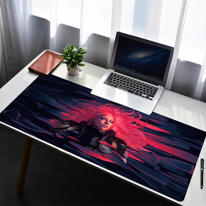 Large Mouse Pad Gaming Girl Laptop Accessories Rubber Deskmat Famous Actors LLady GGaga Desk Protector Keyboard Mat Mousepad