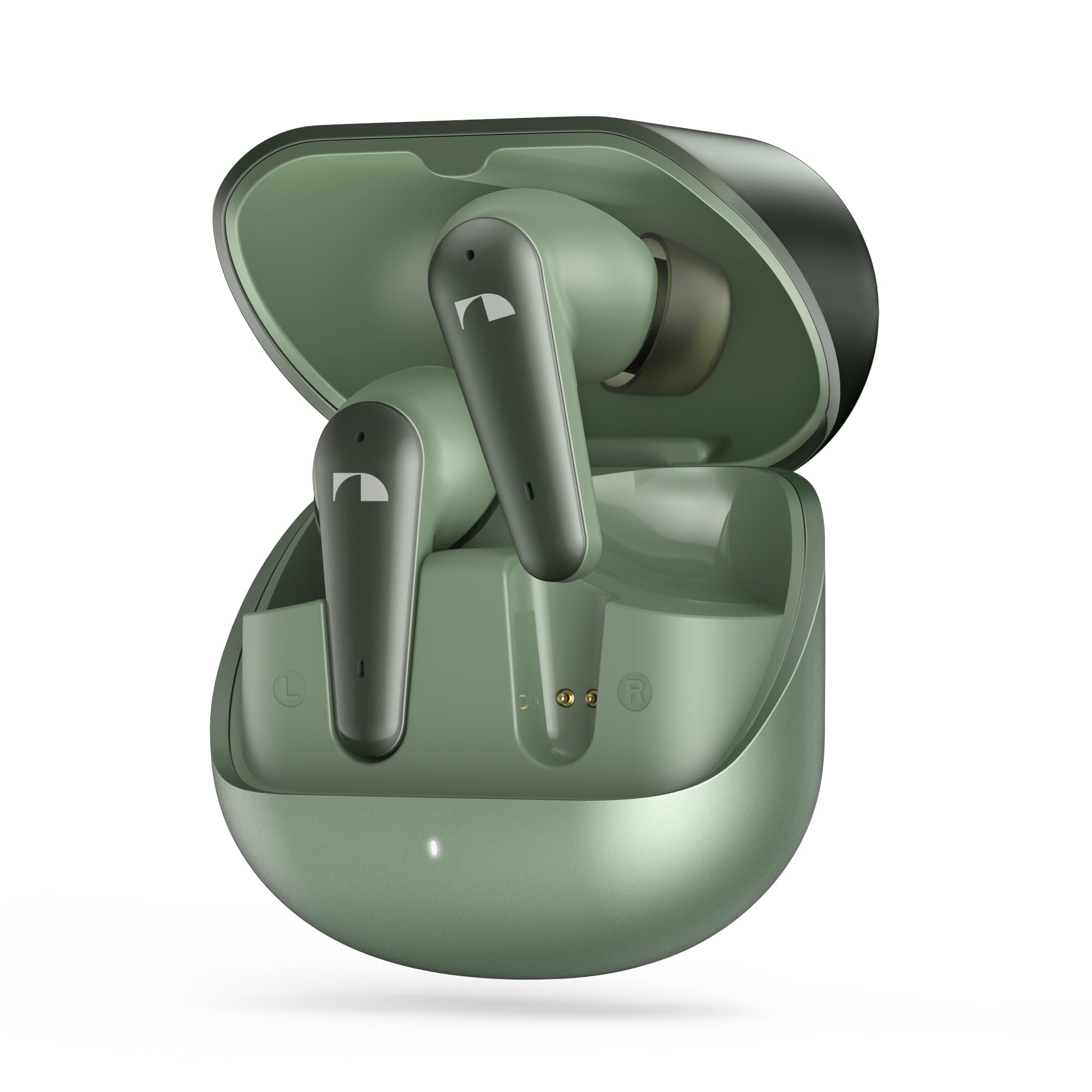 

Nakamichi Nakamichi Sound Earphones Bluetooth Canal Bluetooth Noise Sound Voice to 45 Hours Music Ear Mode TW130NC Green [Wireless 5.3]
