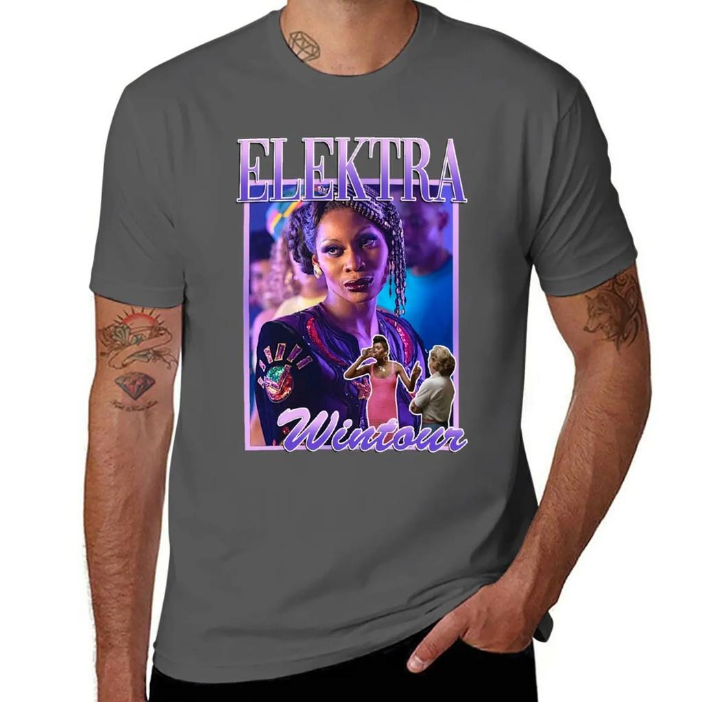 Elektra Wintour Abundance Evangelista T-Shirt for a boy oversized graphic t-shirts anime