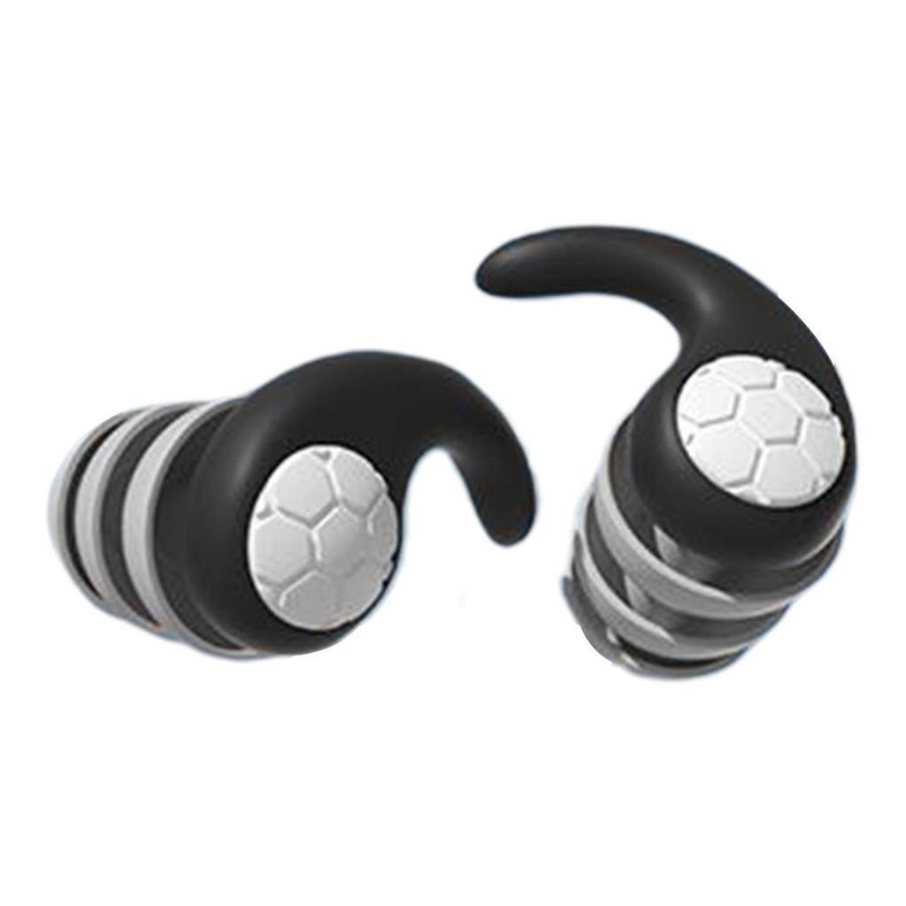 Three-Layer Swim Waterproof Earplugs Reusable Soft Silicone Anti-Noise Ear Plugs for Sleeping Traveling