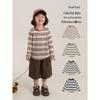 Youyou Girls' Striped Color-Block Long-Sleeve T-Shirt