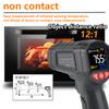 -50~ 800℃ -122~1472℉ Thermometer Mestek Temperature Meter  Emissivity Infrared Thermometer Termómetro Digital
