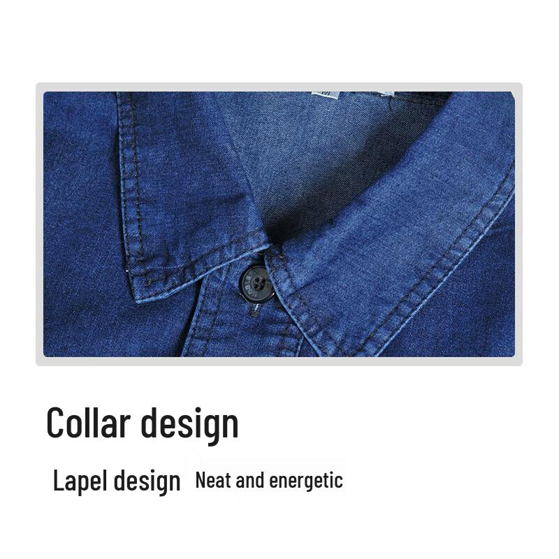 Men's Anti-Scald Denim Welding Work Suit