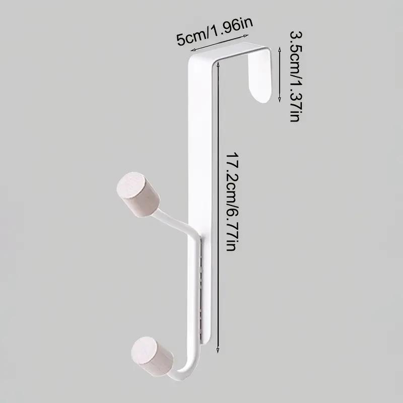 

1шт. Крючок над дверью, вешалка для одежды без проколов, стойка для хранения одежды, полотенец, пальто белый
