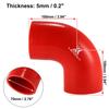 X AUTOHAUX Silicone Hose, Silicone Pipe, Radiator Hose, Inner Diameter 2.8 Inches (70 Mm),