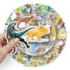 50 Dinosaur & Animal Creative Stickers for Skateboards, Luggage, Laptops, Cars, & Motorcycles