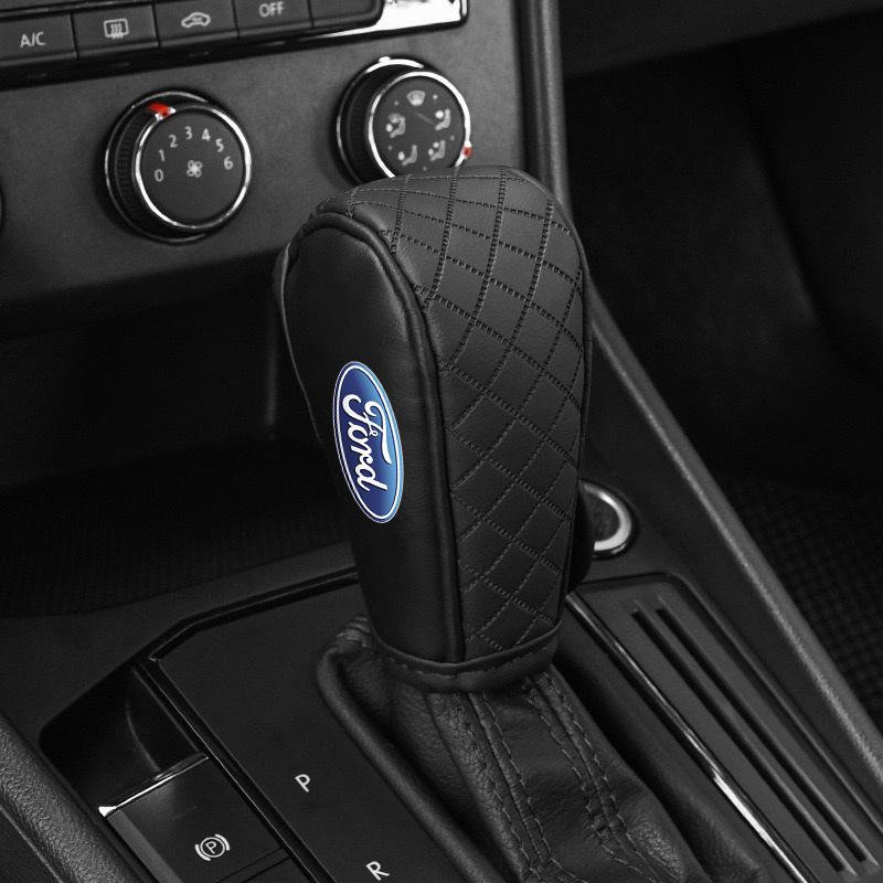 TQ012For Ford Taurus Focus Fiesta Shelby Edge Mondeo Explorer Escape Car Center Coansole Gear Shift Knob Cover Handle Case Accessory
