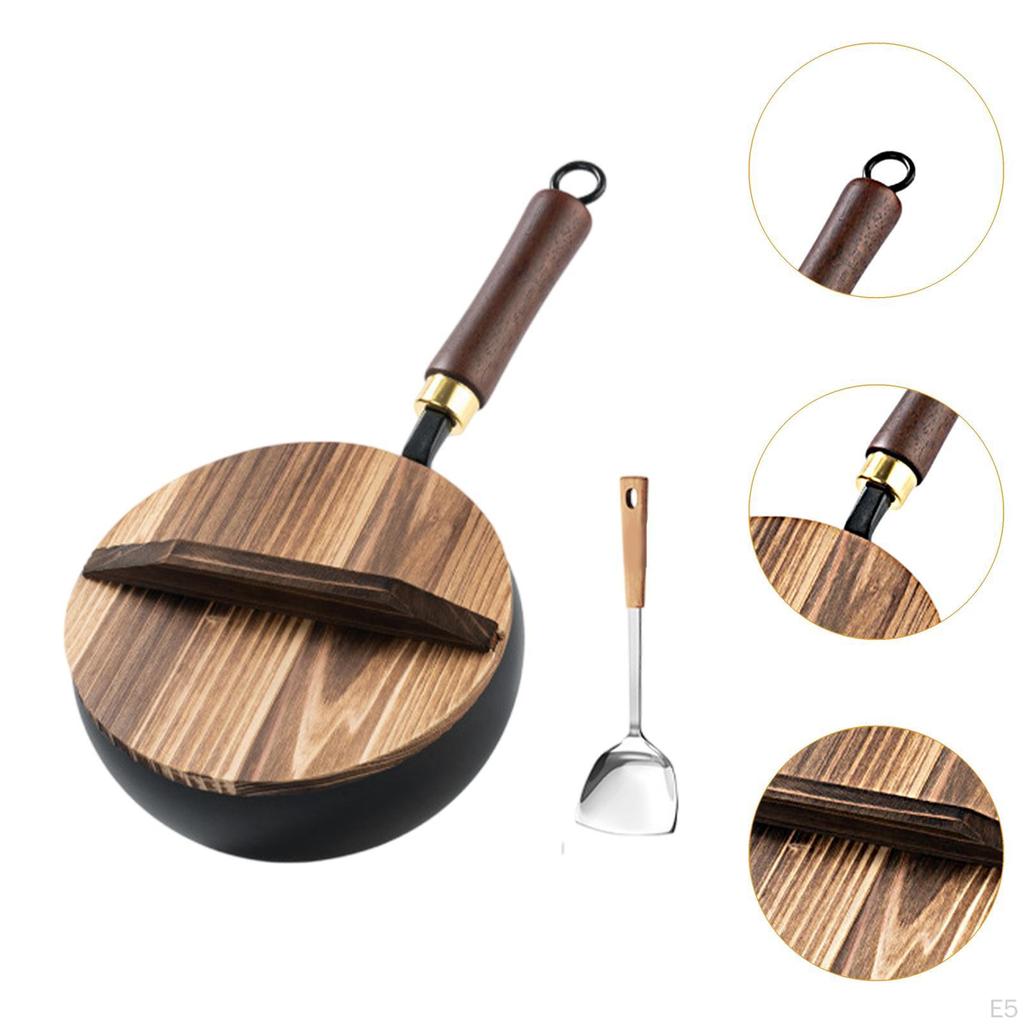 Chinesischer Kochtopf ohne Beschichtung für den Heim- und Hotelgebrauch