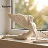 Commemorative Keepsake Gift 3D Printed Yoga Angel Figurine, Decorative Statue, Minimalist Sculpture with Detailed Versatile Interior Ornaments Wings,