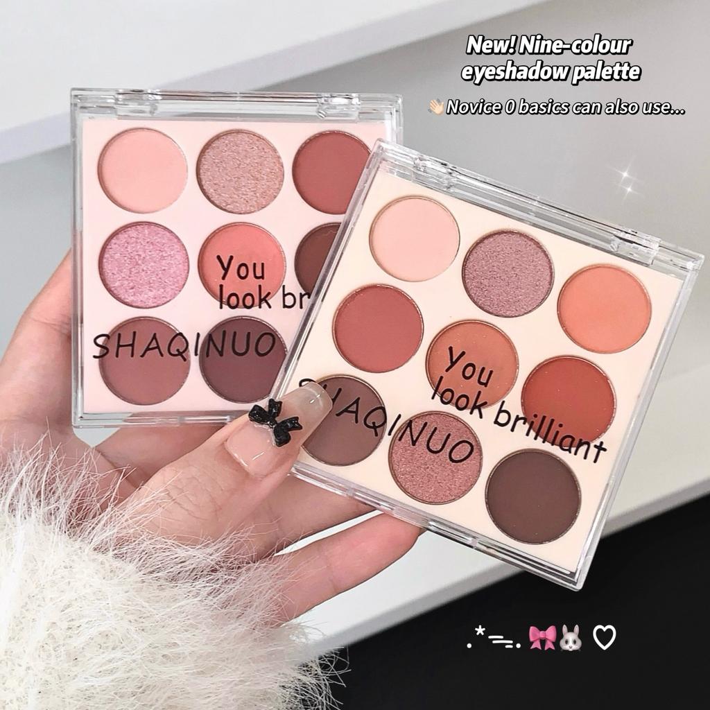SHAQINUO Disco Ombretti Nove Colori
