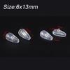 10Pairs(20pcs) Hard Core Soft Air Chamber Silicone Nose Pads Screw Push Eyewear Glasses Accessories