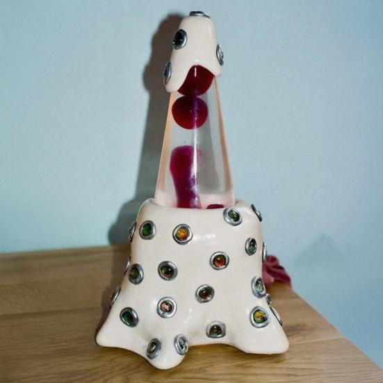 Handmade Glowing Lamp Liquid Motion LED Night Light Bedroom Living Room Home Office Decorative Relaxing Mood Light