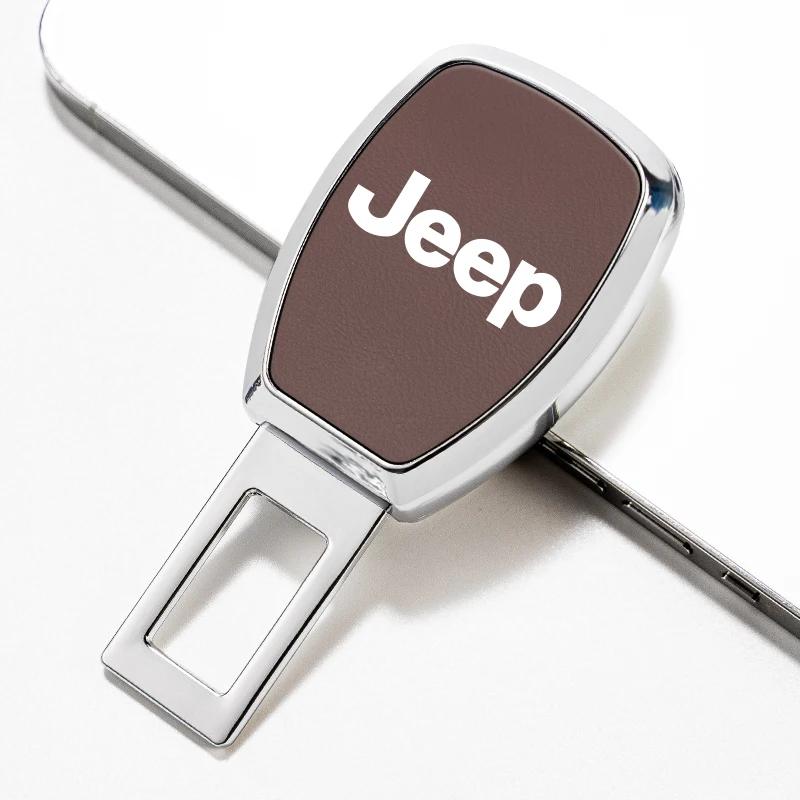 For Jeep Metal Car Seat Belt Clip Extender Safety Buckle For Jeep Wrangler JL JK Renegade Grand Cherokee Patriot Willys Liber