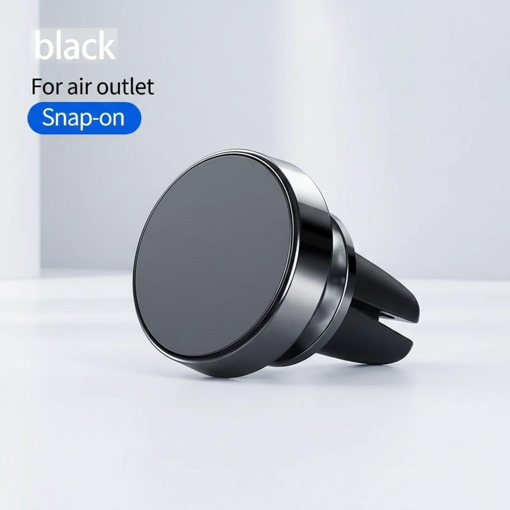 Magnetic Car Phone Holder Air Vent Mount Luxury Stand Adjustable Universal Smartphone Bracket Support