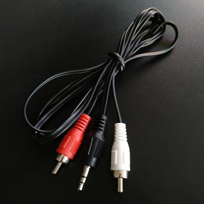 1,2 M 3,9 Fuß 3,5 mm Stecker Buchse auf 2 Rca Stecker Audio Kabel Splitter Telefon zum Lautsprecher
