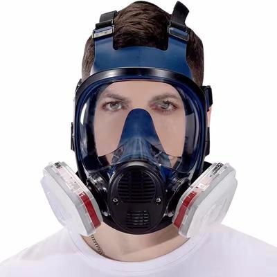 15in1 Chemical Mask Gas Mask Paint Insecticide Spray Silicone Full Face Mask Filter, Suitable for Laboratory Nuclear Pollution