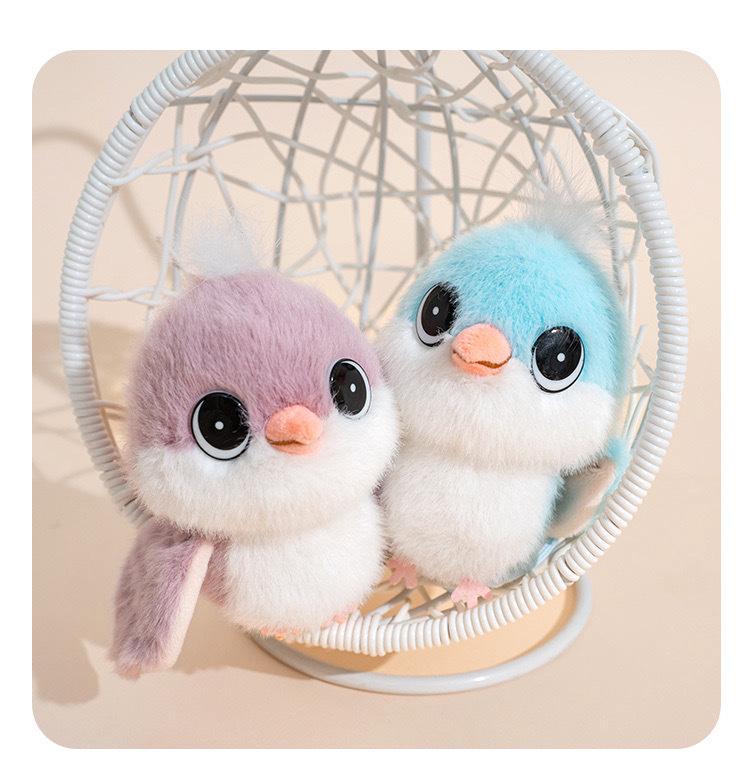 Adorable Sparrow Plush Charm Doll Ornament