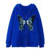 Gothic Dark Hip Hop Hot Sale Of The Season Harajuku Y2K Butterfly Zipper Hoodie Unisex Trendy Sweatshirt Jacket Streetwear From