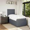 Maison Exclusive - Bettlattenrost mit Matratze Dunkelgrau 100x200 cm