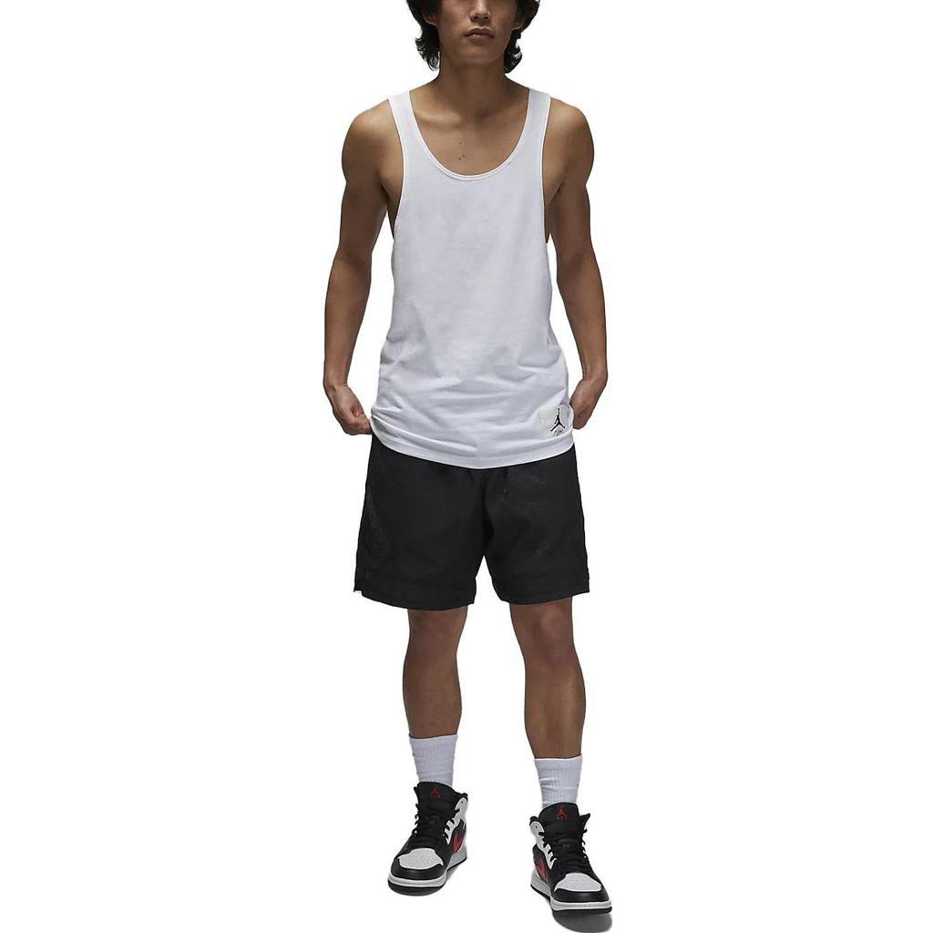 Jordan Tank Tops Men's White Crew Neck Moderate DX9586-100