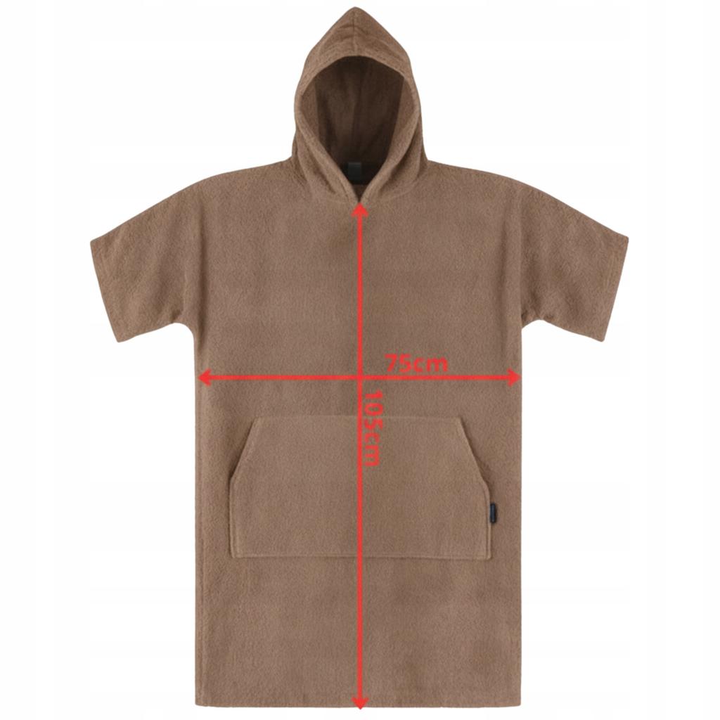 Cotton Poncho Brown Loftek