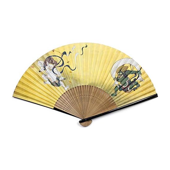 Taniguchi Matsuyodo [Wagami Koji] Folding Fan (Rimpa Folding Fan: Wind God and Thunder God, Men's) A