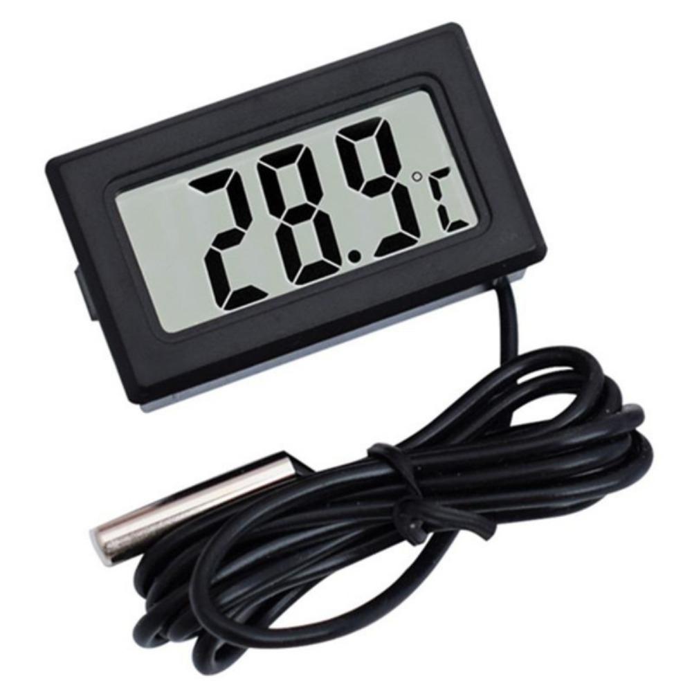 LCD Display Fish Tank Embedded Electronic Digital Thermometer Suitable for Refrigerators and Aquarium Cooler Instruments