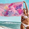 My Little Cartoon P-Pony Microfiber Beach Towel Absorbent Quick dry Soft Yoga Swimming Resort Mountain Climbing Towel