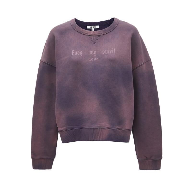 ONLY Women's Drop-Shoulder Loose Fit Letter Sweatshirt