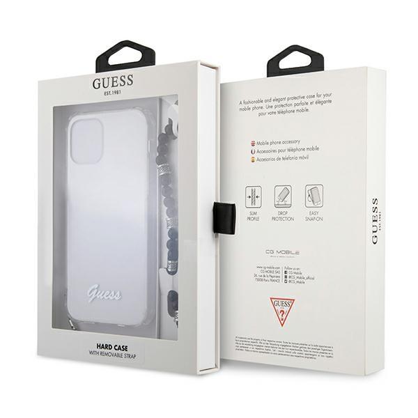 Guess Guhcp12Lkpsbk Iphone 12 Pro Max6,7  Transparent Hardcase Black Pearl