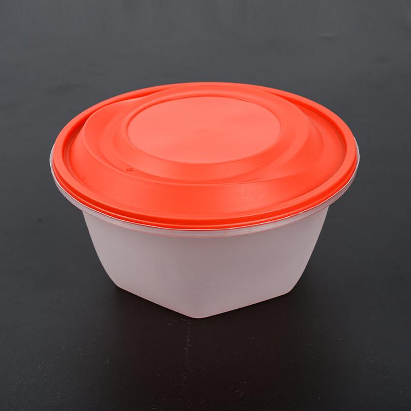 Jingzhifeng Disposable Tamper-Evident Round Meal Boxes Inner Tray (300 pcs/box)