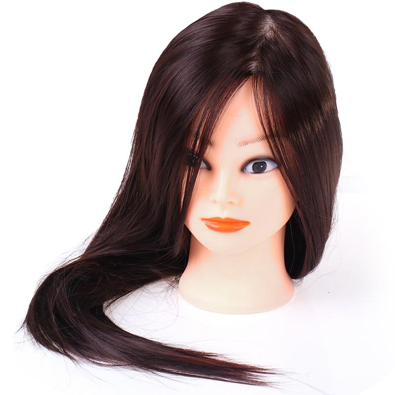 Professional Manequin Head Human Hair Barber Practice Hairstyle Hairdresser Doll