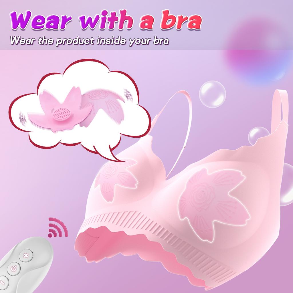 2026 Remote Control Nipple Toys Vibrator Adult Sex Toys for Women Wearable Adjustable 9 Vibration BDSM Couples Sex Toy Adult Toys Nipple Clamps Covers
