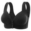 Plus-size Button-up Nursing Bra for Mums: Back-revealing, Lift-and-gather Design with Side-smoothing To Minimise Side Bulges, Wire-free