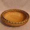 Natural Handwoven Bamboos Storage Basket for Multipurpose Kitchen Use Fruit and Nut Container with Nonslip Bottom