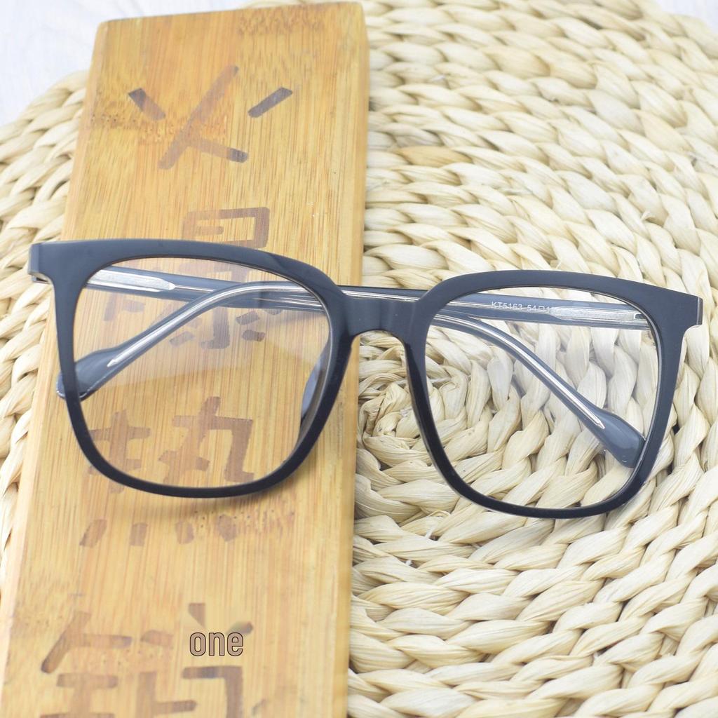 Stylish Unisex Large Frame Rectangular TR90 Transparent Eyeglasses