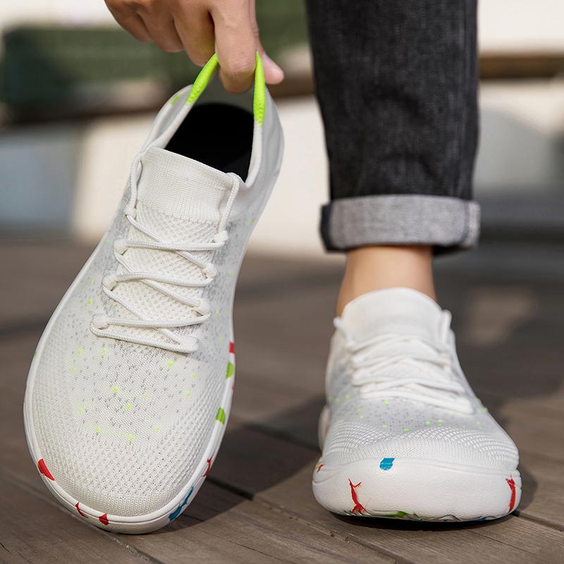 TUINANLE Barefoot Sneakers Men Soft Casual Shoes Comfortable Breathable Sports Shoes Walking Gym Sneakers Wide Toe