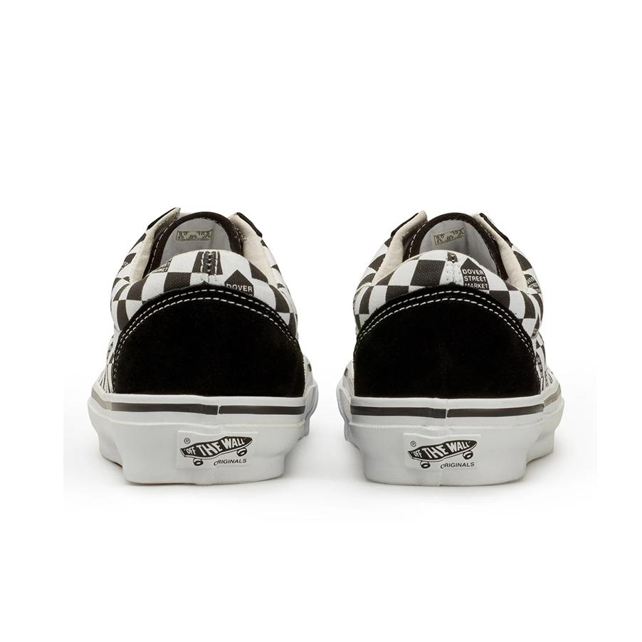 Dover Street Market x Vans OG Old Skool LX Checker - Preto Branco Tênis Unissex Branco Verdadeiro VN0A36C82GZ
